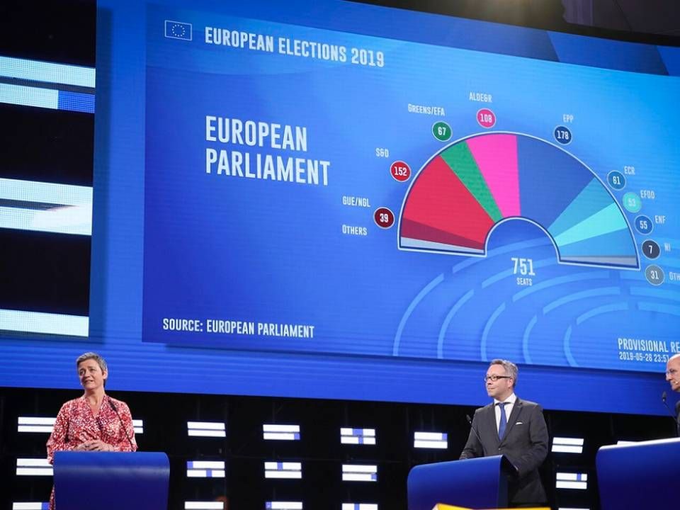 Margrethe Vestager repræsenterede ALDE til pressemødet natten til mandag. Foto: Bauweraerts Didier/Europa-Parlamentet. | Foto: Bauweraerts Didier