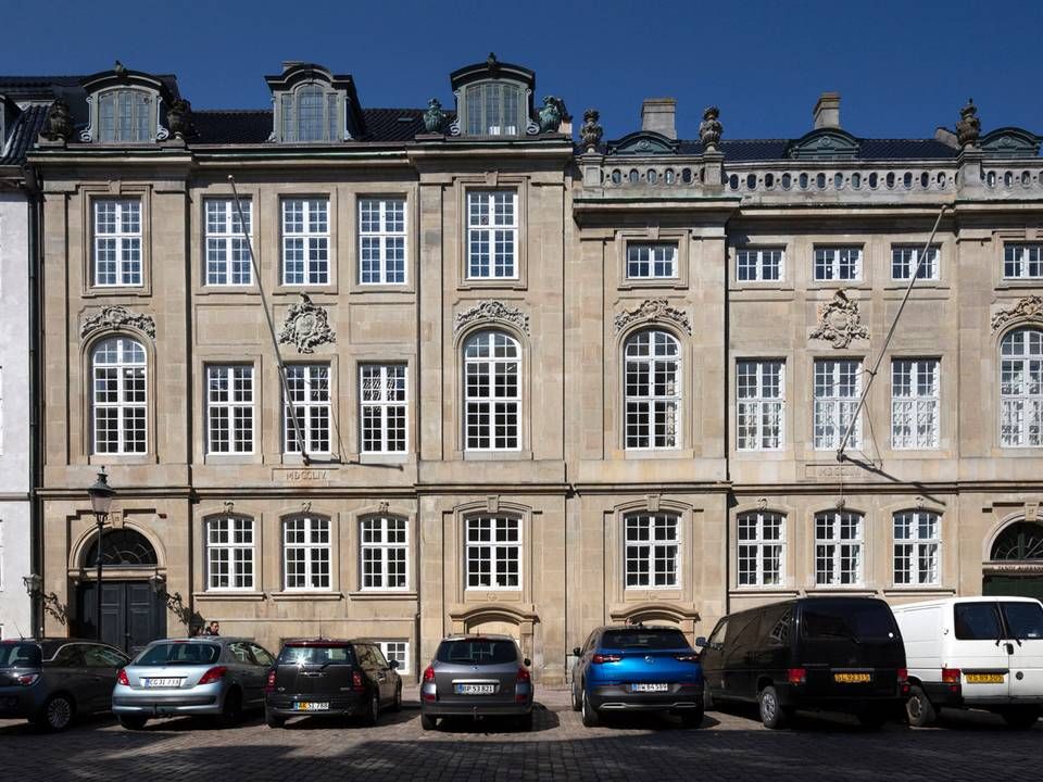 Amaliegade 15 i København fra 1750 er blandt de fem ejendomme, som Jeudan netop har købt. | Foto: PR/Niels Nygaard
