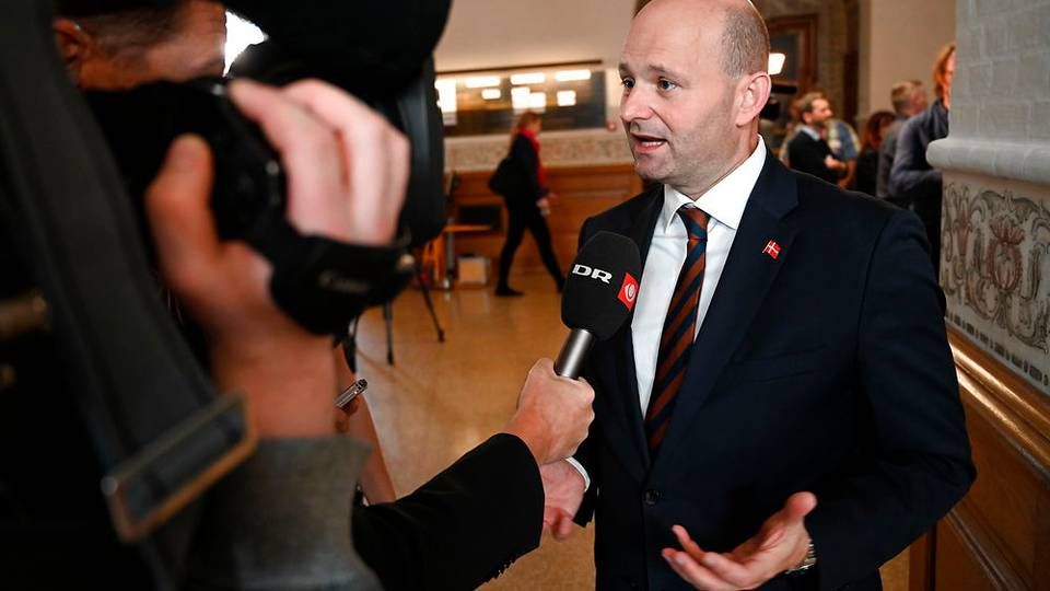 Søren Pape Poulsen vil trække sig som konservativ formand, hvis partiet får færre end seks mandater. | Foto: Ritzau Scanpix/Philip Davali