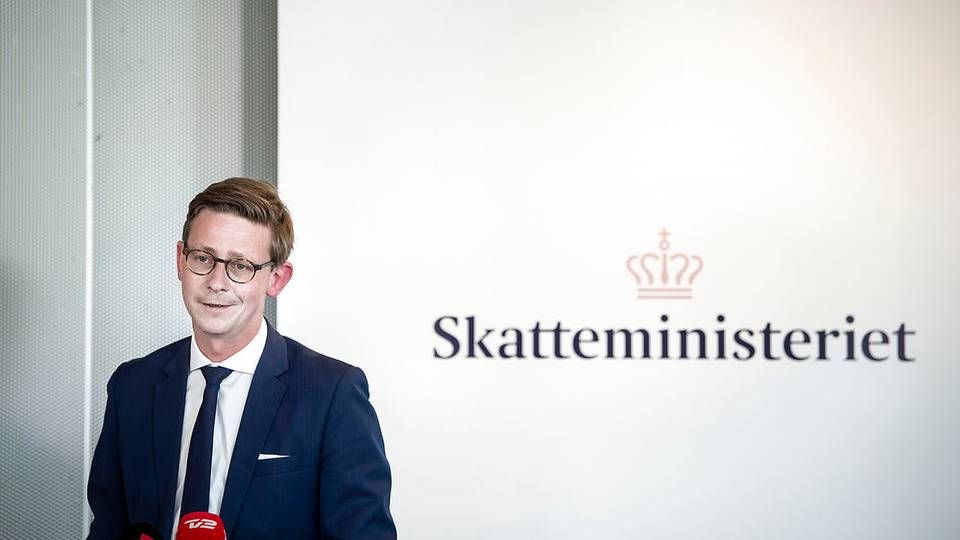 Skatteminister Karsten Lauritzen (V). | Foto: Ritzau Scanpix/Liselotte Sabroe