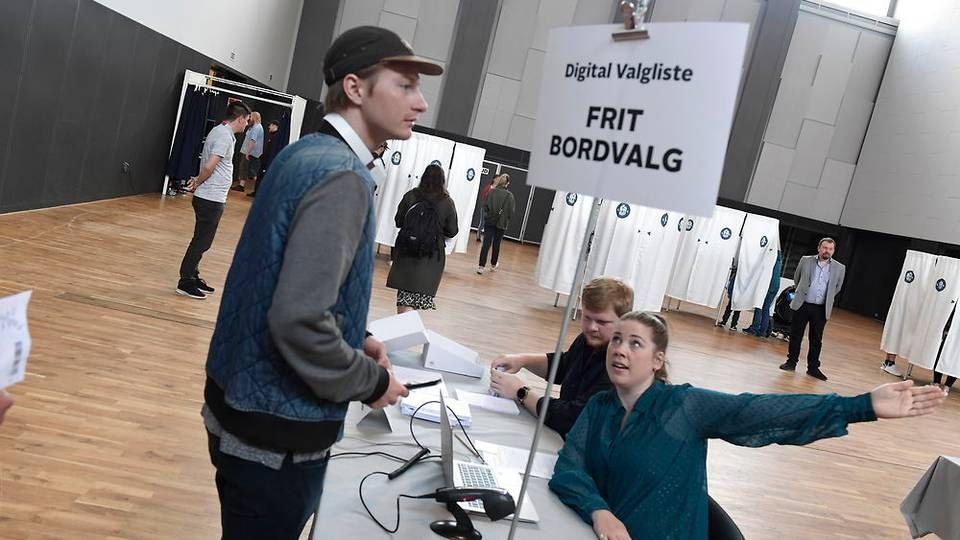 Valgsted i Aalborg åbner efter en valgkamp, hvor erhvervspolitik ikke har fyldt ret meget i debatten. Foto: Rene Schutze / Ritzau Scanpix | Foto: Rene Schutze / Ritzau Scanpix