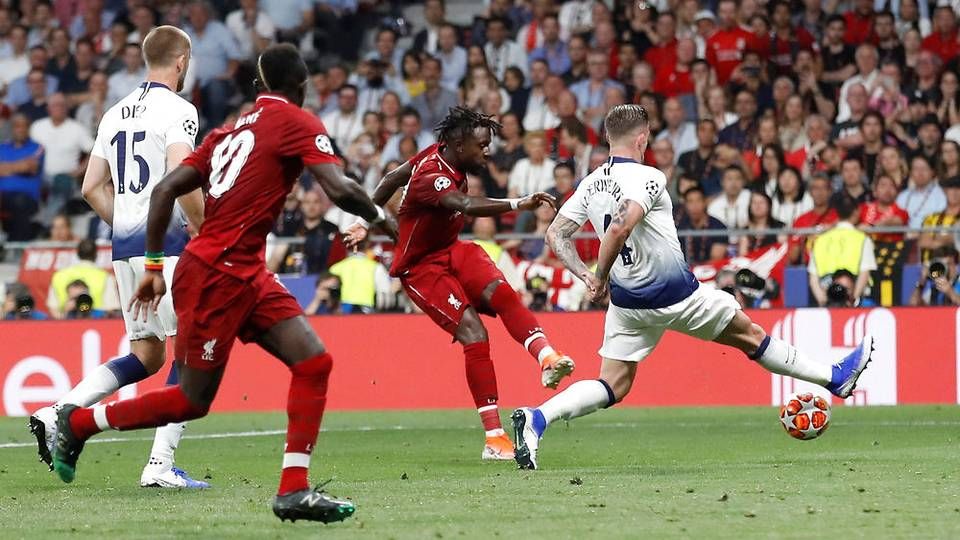 Blandt NENT's sportsrettigheder er Champions Legaue, hvor der i weekenden blev spillet finaleopgør mellem Liverpool og Tottenham. | Foto: Carl Recine/Reuters/Ritzau Scanpix
