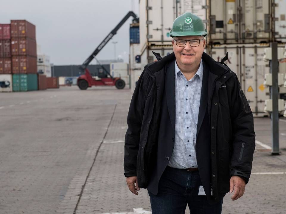 Claus Holstein, adm. direktør for Aalborg Havn vil trække havnen i en retning, hvor hovedfokus er på landjorden frem for vandet. | Foto: Aalborg Havn