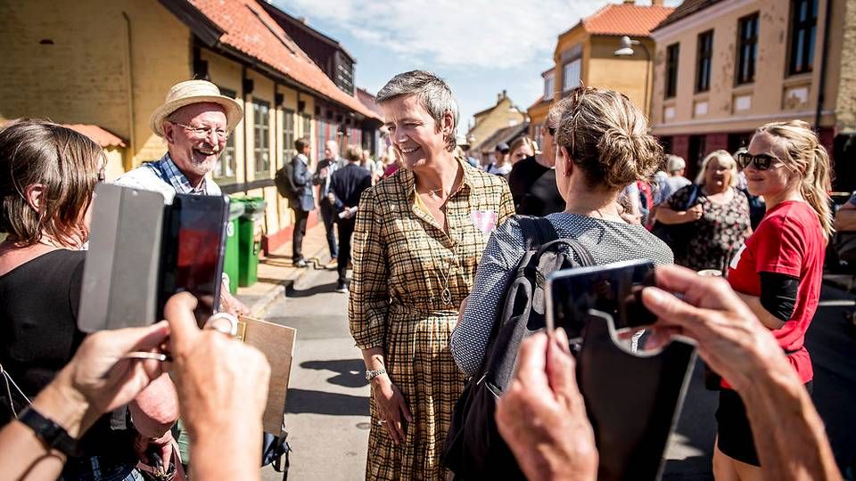 Margrethe Vestager er blandt en af spidskandidaterne til jobbet som præsident for EU-Kommissionen. | Foto: Mads Claus Rasmussen / Ritzau Scanpix