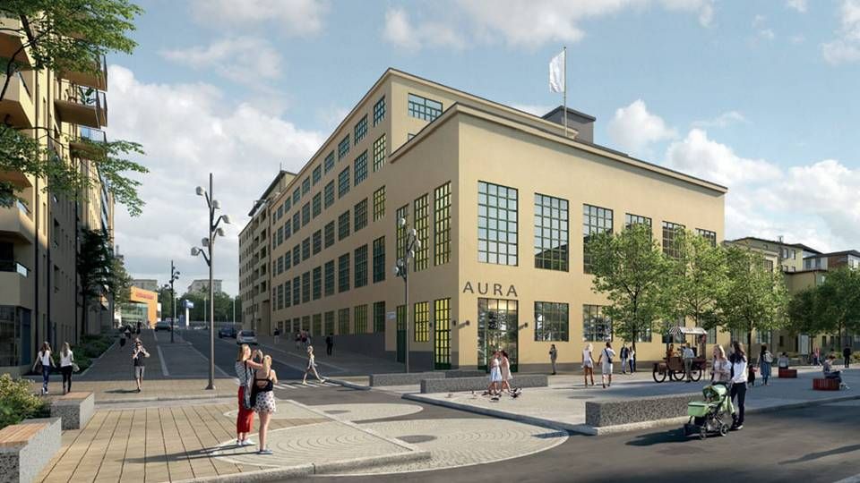 På billedet ses en visualisering af byggeri i Stockholm i Sverige. | Foto: PR