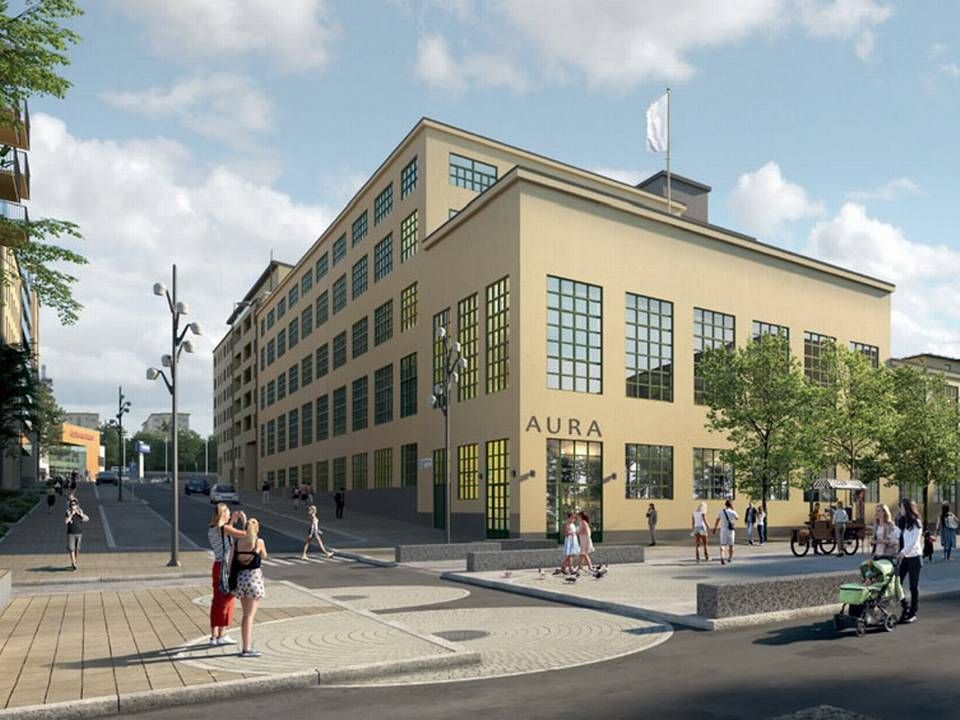 På billedet ses en visualisering af byggeri i Stockholm i Sverige. | Photo: PR