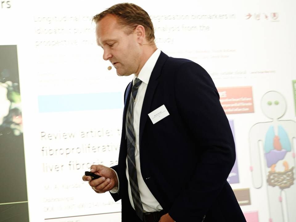 Morten Karsdal, adm. direktør i Nordic Bioscience, er stolt af sin forskningsgruppe, der med penge fra selskabets serviceforretning er fuldt finansieret. | Foto: Nordic Bioscience