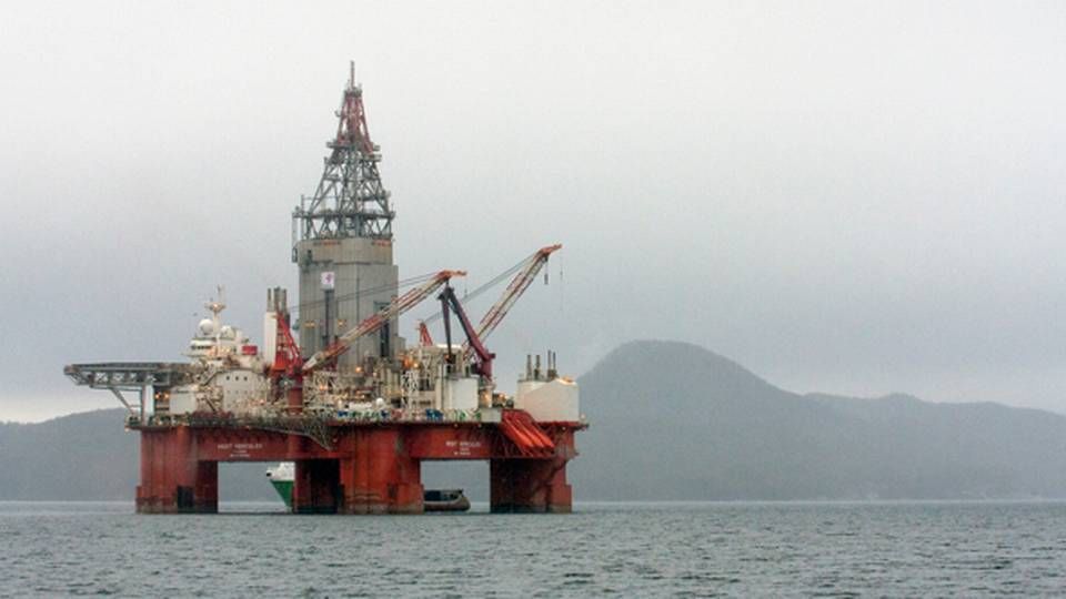 The West Hercules rig has been used in vain in the Barents Sea. | Photo: Statoil / AP / Ritzau Scanpix