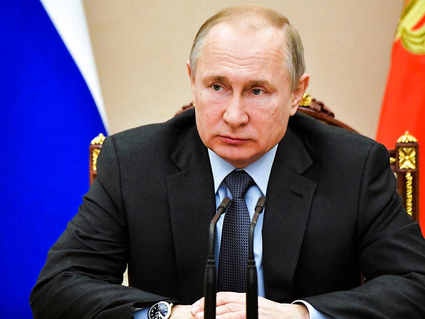 Den russiske præsident, Vladimir Putin, stod bag annekteringen af Krim i 2014, som siden førte til sanktioner mod Rusland og derefter et importforbud af fødevarer fra EU. | Foto: Ritzau Scanpix/AP/Alexei Nikolsky