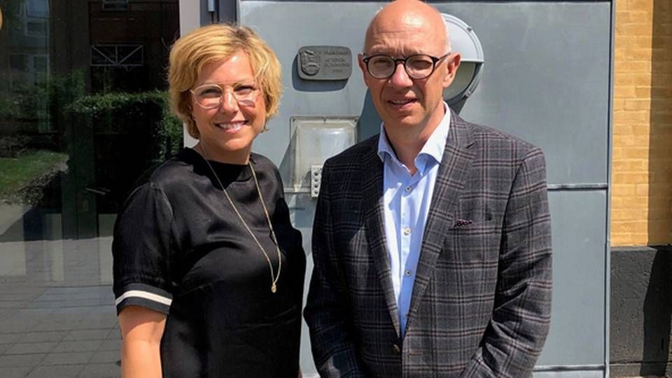 Henriette Houmann-Hammer og Søren Storgaard bliver nye kolleger, når advokatfirmaet Dreiststorgaard overtager enkeltmandsfirmaet Advoa. | Foto: Dreiststorgaard/PR