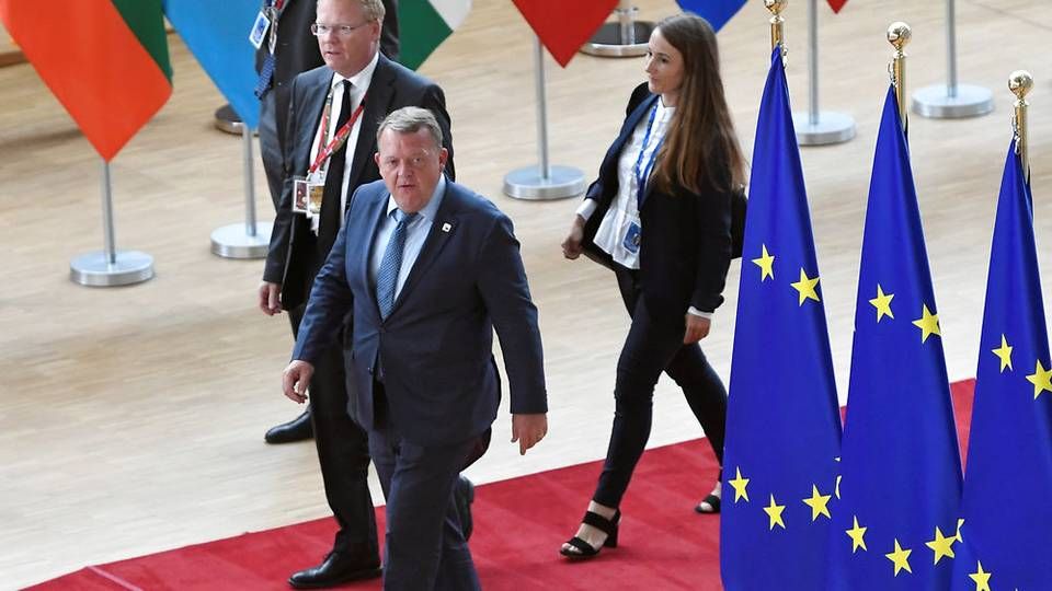 Fungerende statsminister, Lars Løkke Rasmussen, var torsdag til EU-topmøde i Bruxelles. | Foto: Ritzau Scanpix/Reuters/Piroschka Van De Wouw