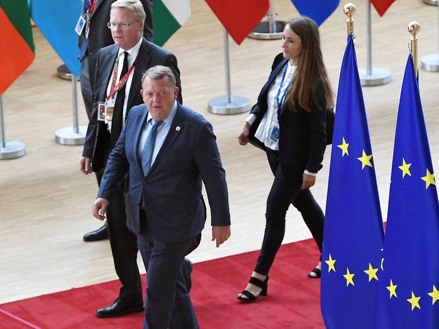 Fungerende statsminister, Lars Løkke Rasmussen, var torsdag til EU-topmøde i Bruxelles. | Foto: Ritzau Scanpix/Reuters/Piroschka Van De Wouw