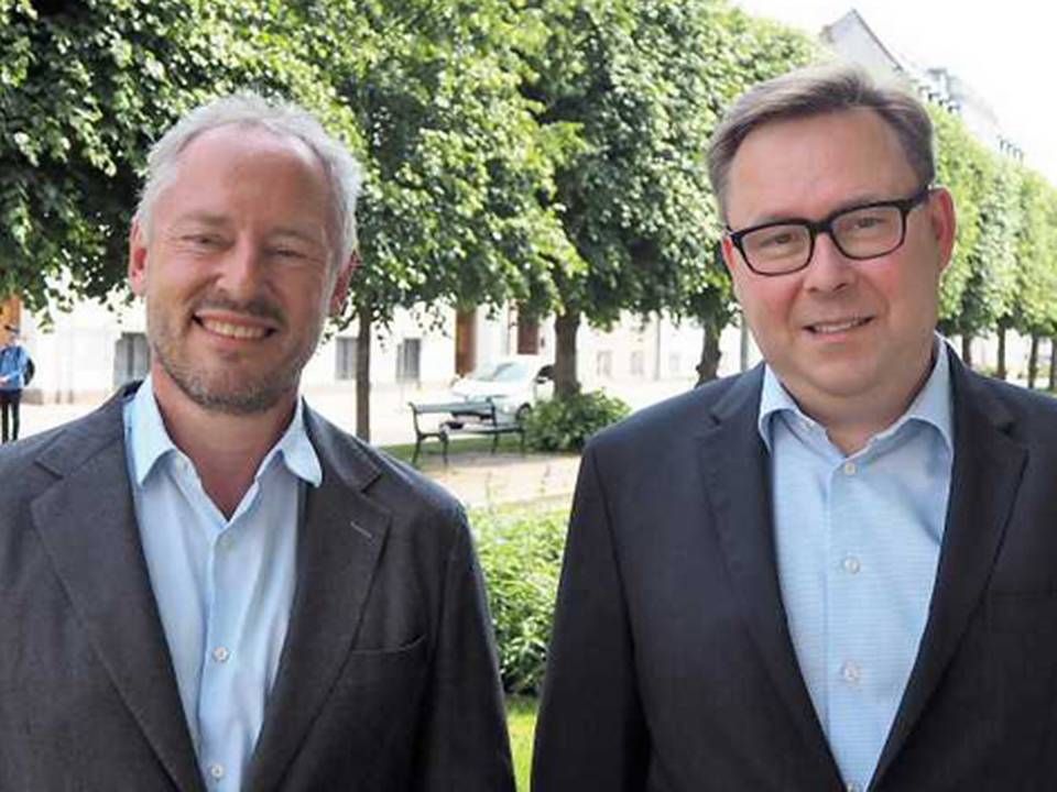 Søren Risager Rasmussen (left) is set to become chief executive of Skagen Fondene's Danish branch following Jens Elkjær's exit (right) | Photo: PR: SKAGEN