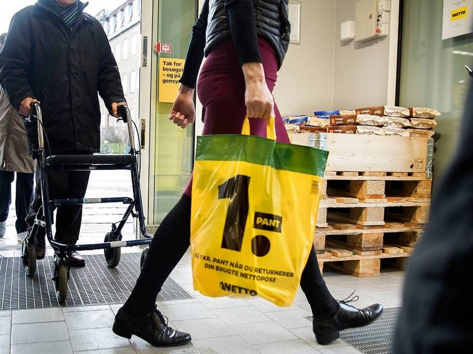 Danskernes indkøb af dagligvarer ligger fladt, og det presser sektoren. | Foto: Finn Frandsen/Ritzau Scanpix