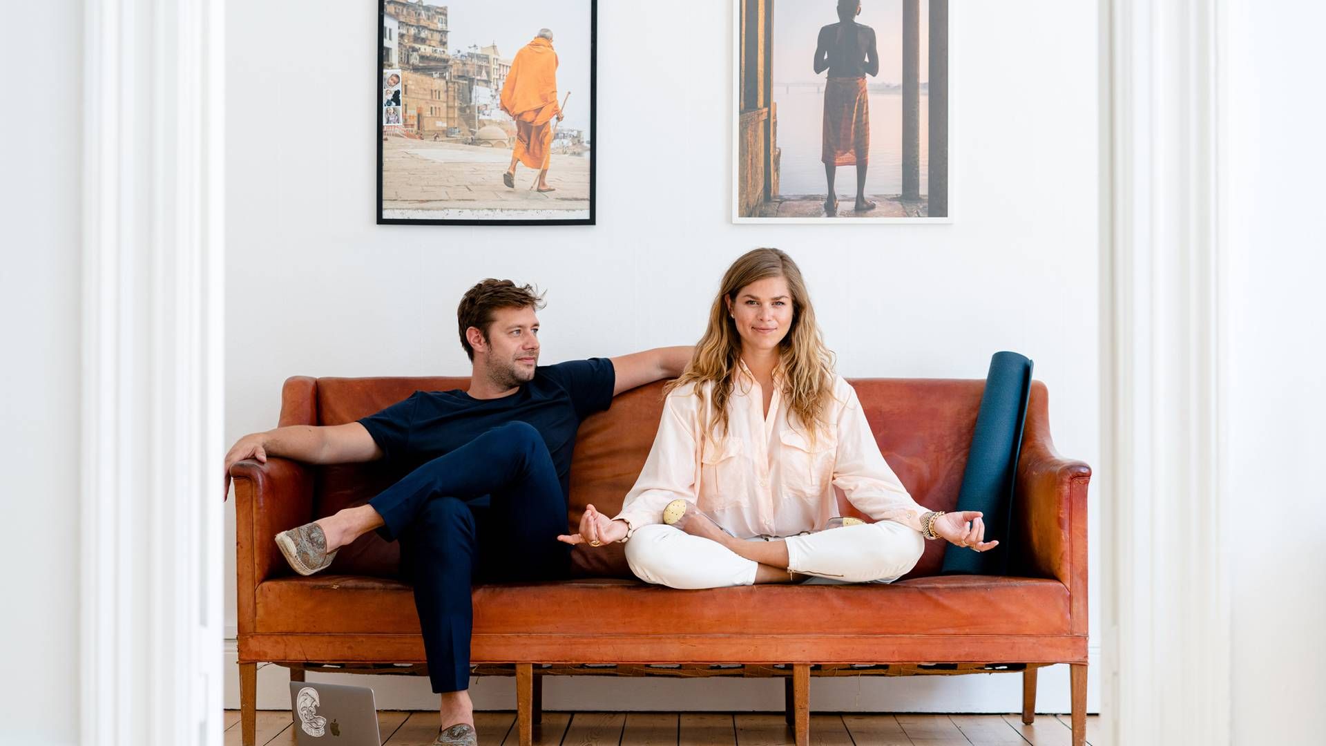 Helloyoga er navnet på Sarah og Adam Horts nye yoga-platform. | Foto: PR-foto: Magnus Larsen Ravn.
