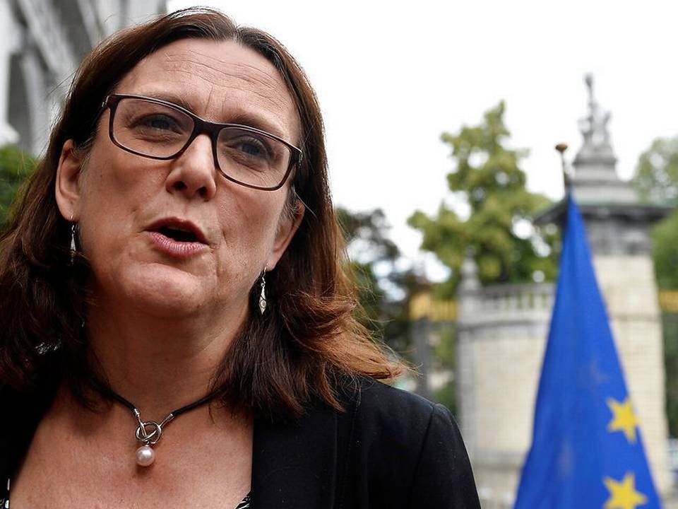 Handelskommissær Cecilia Malmström. | Foto: Stringer / Reuters / Ritzau Scanpix
