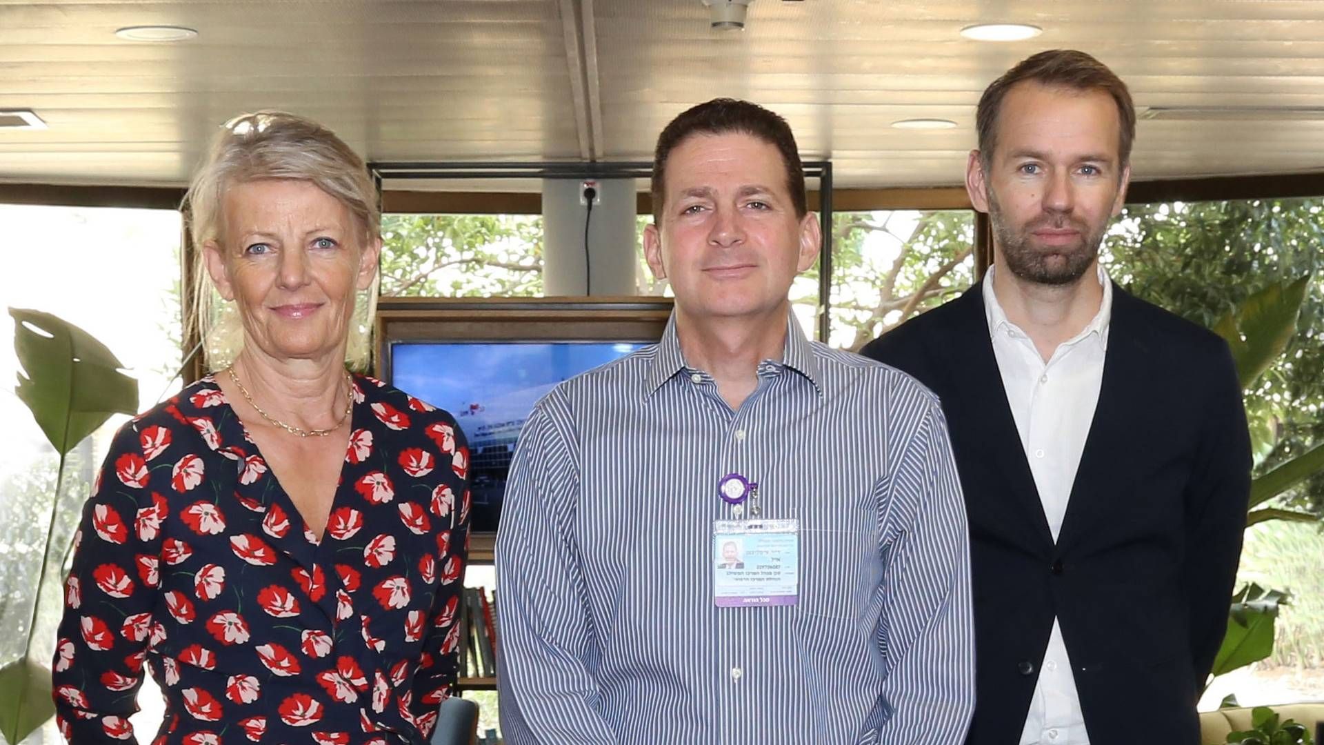 Bente Ourø Rørth, Dr. Eyal Zimlichman and Henrik Schødts. | Foto: PR, Nordic Health Lab