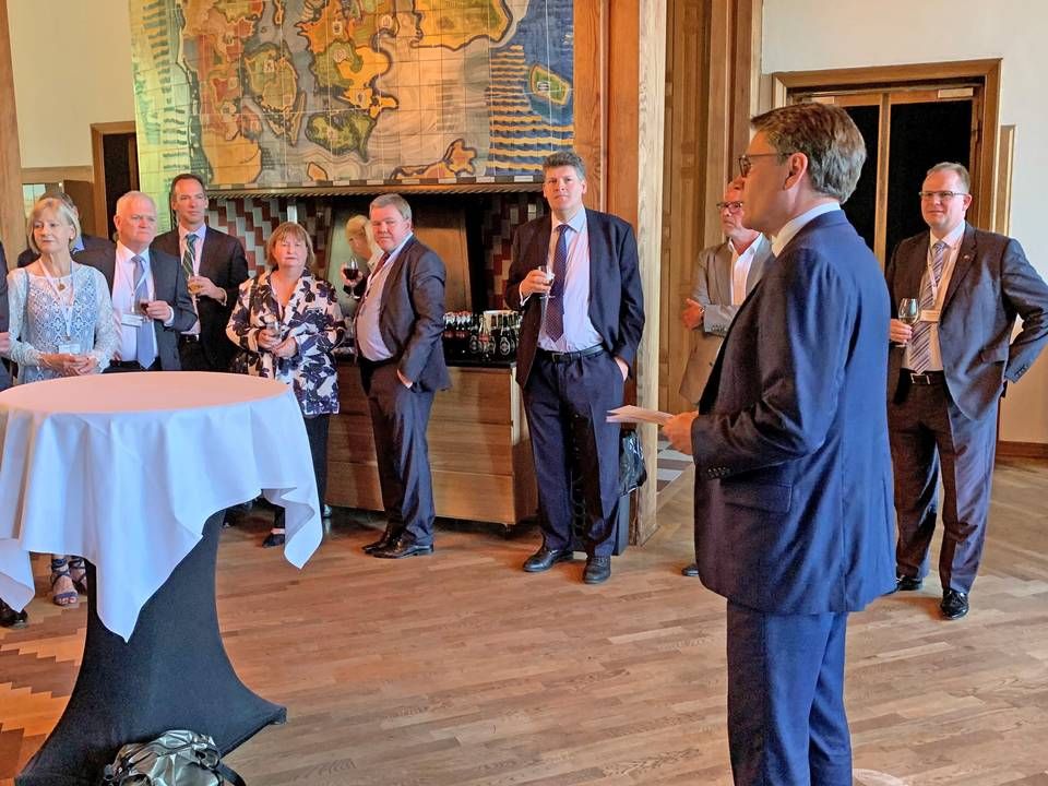 Adm. direktør i Dansk Erhverv, Brian Mikkelsen, har besøg af erhvervsdelegationen fra New Zealand mandag 24. juni 2019. | Foto: Dansk Erhverv