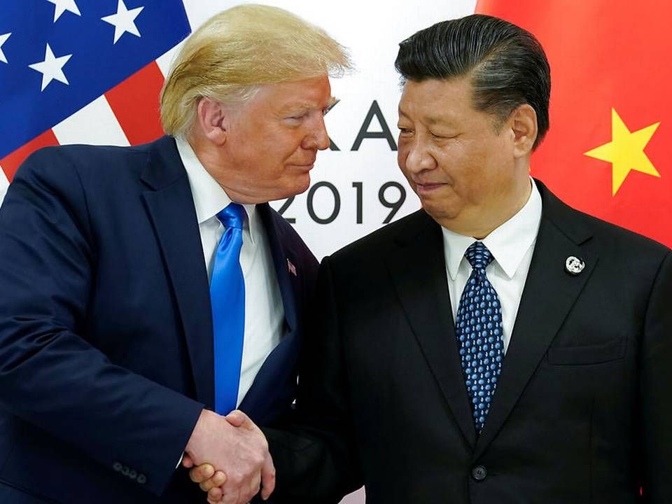 Donald Trump og Xi Jinping mødtes natten til lørdag sideløbende med G20-topmødet i Osaka, Japan. | Foto: Ritzau Scanpix/Reuters/Kevin Lamarque