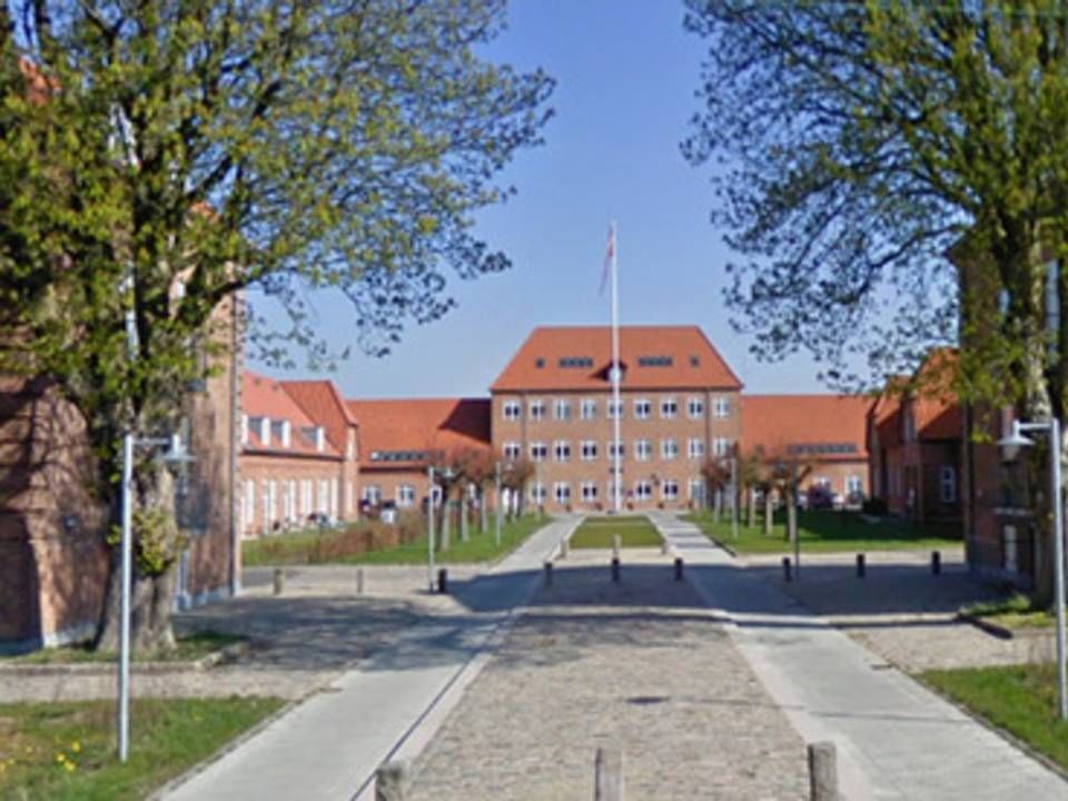 Ringsted Kaserne, hvis bygninger blev opført i 1913-1914, blev nedlagt som følge af forsvarsforliget i 1999. | Foto: GOOGLE STREET VIEW