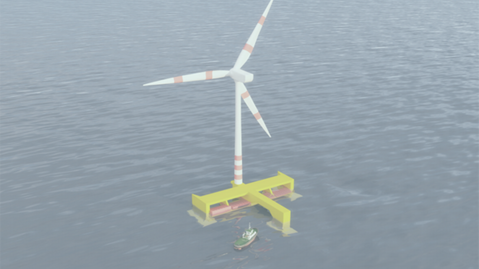 Danish Floating Power Plant wants to use its own floating wind technology to extract oil and gas. | Photo: PR Floating Power Plant