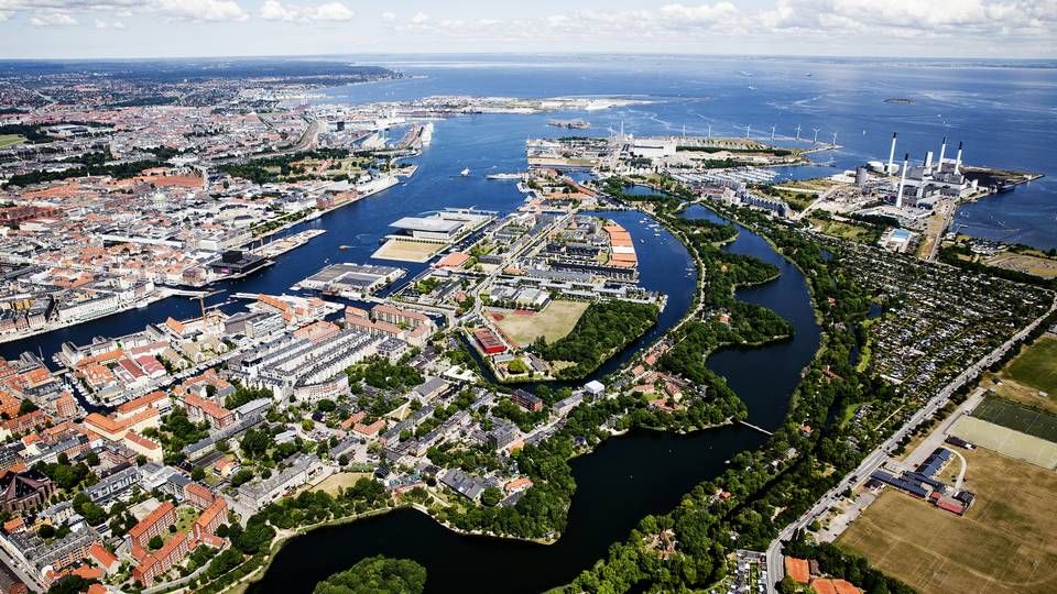 Luftfoto af København. | Foto: Janus Engel