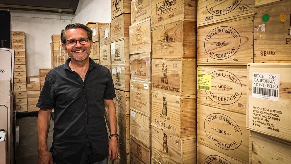 Today, former trader Per Østergaard has his own wine business. | Photo: Lonni Park Lynge / FinansWatch