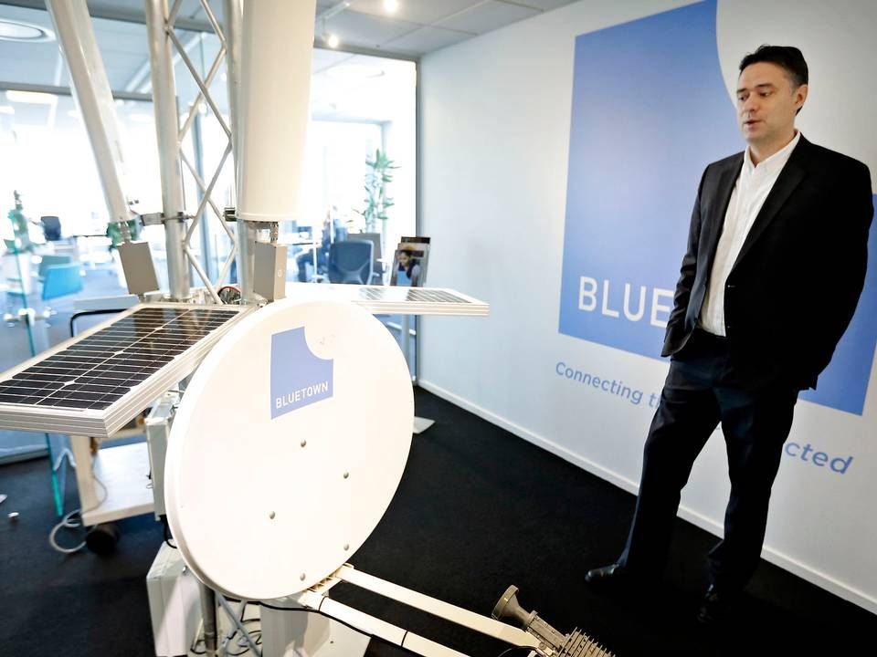 Peter Ib er adm. direktør for bredbåndsfirmaet Bluetown. | Foto: Foto: Jens Dresling/Ritzau Scanpix