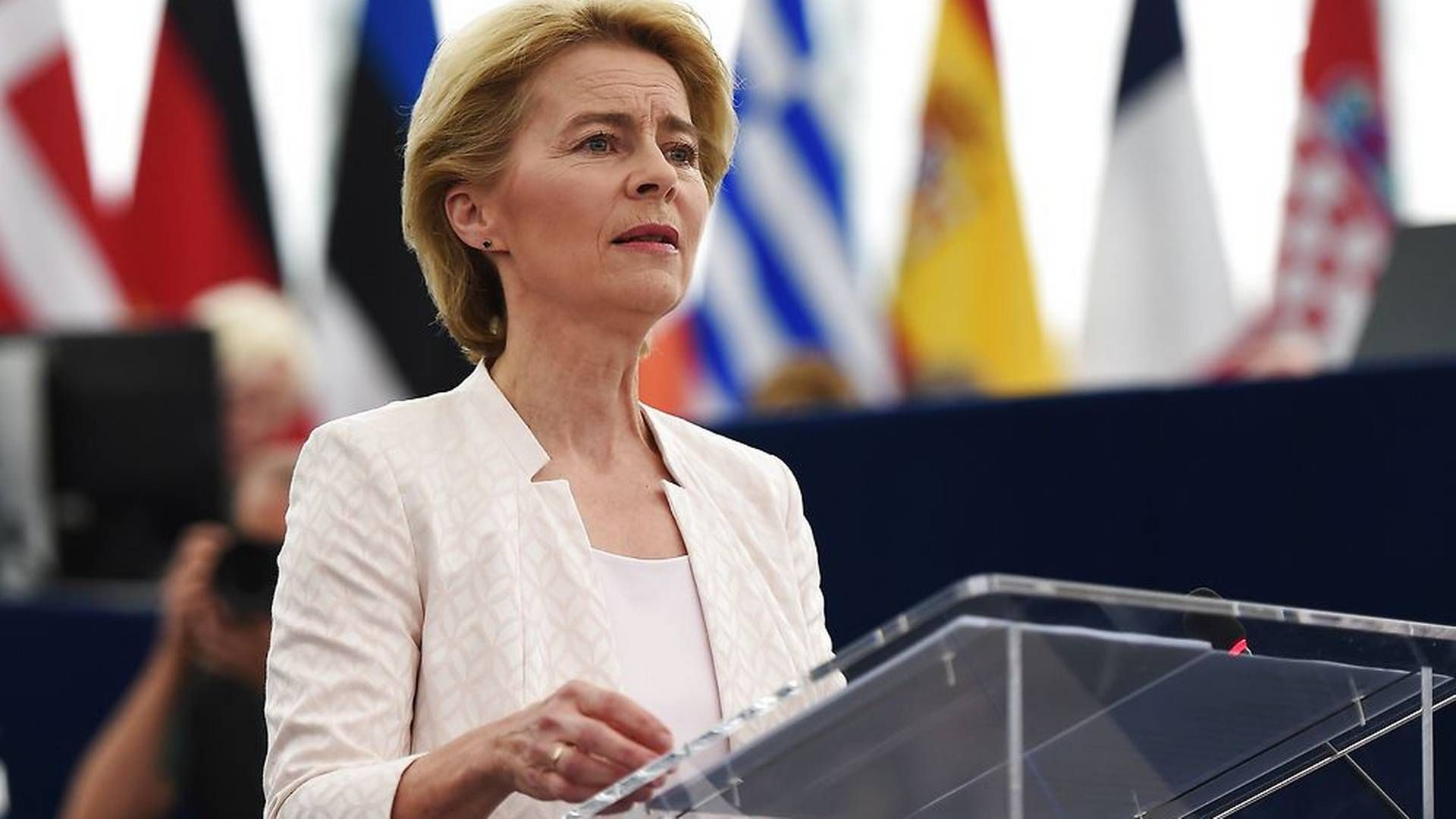 Et flertal i Europaparlamentet har tirsdag stemt for Ursula von der Leyen som ny formand for EU-kommissionen. | Foto: Frederick Florin / AFP / Ritzau Scanpix