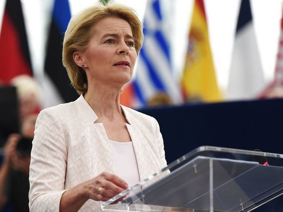 Et flertal i Europaparlamentet har tirsdag stemt for Ursula von der Leyen som ny formand for EU-kommissionen. | Foto: Frederick Florin / AFP / Ritzau Scanpix