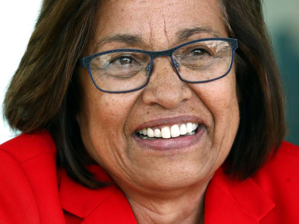 Hilda Heine er præsident i Marshall Islands. Det er hendes finansminister, som har forhandlet med EU. | Foto: Denis Balibouse / Reuters / Ritzau Scanpix