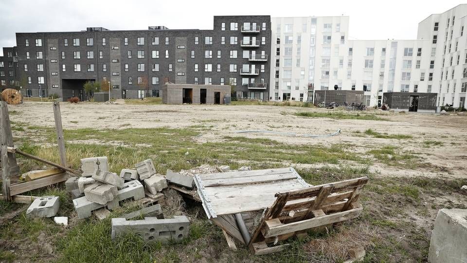 Hver ottende store lejlighed står tom i Ørestad. | Foto: Jens Dresling.