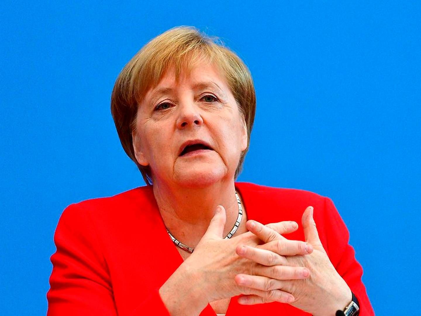 Den tyske kansler Angela Merkel. | Foto: John Macdougall / AFP / Ritzau Scanpix