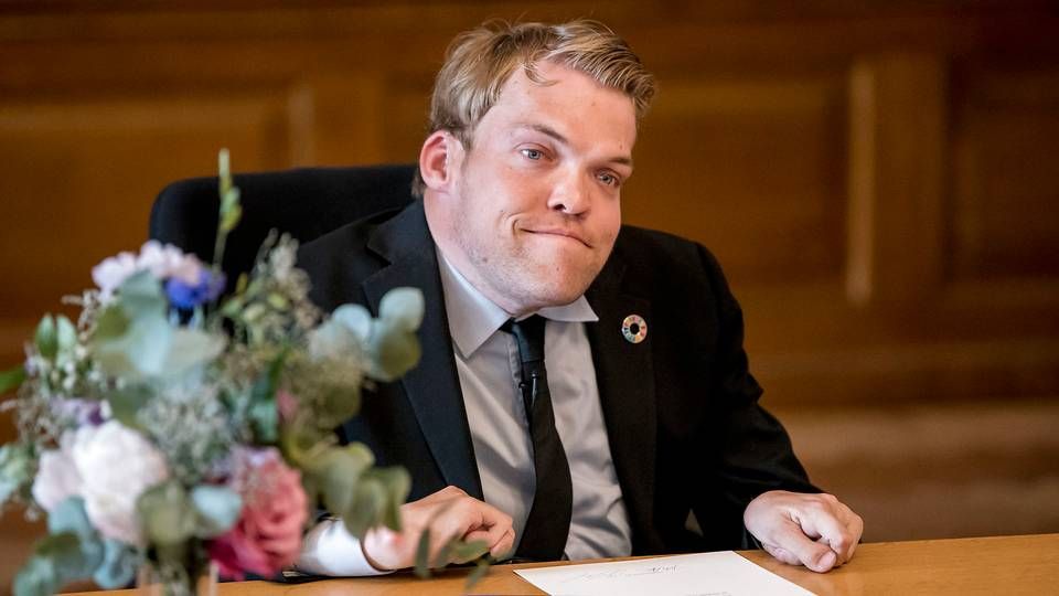 Kristian Heegaard fra radikale trækker i land i forhold til at forbyde TDC's udflytning af sin NOC. | Foto: Mads Claus Rasmussen / Ritzau Scanpix