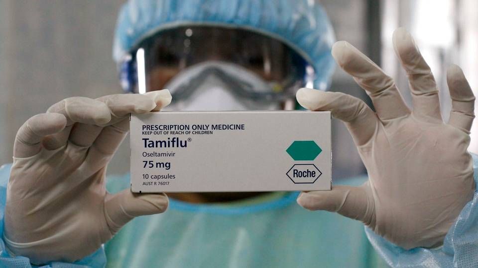 Roches Tamiflu har været godkendt som receptpligtig medicin siden 1999, og Sanofi satser nu på en godkendelse som håndkøbsmedicin også. | Foto: Stringer / Reuters / Ritzau Scanpix