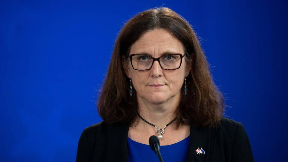 European trade commissioner Cecilia Malmström says the EU is prepared to impose tariffs on US goods totaling EUR 35 billion. | Photo: Sebastien St-Jean /AFP / AFP / Ritzau Scanpix