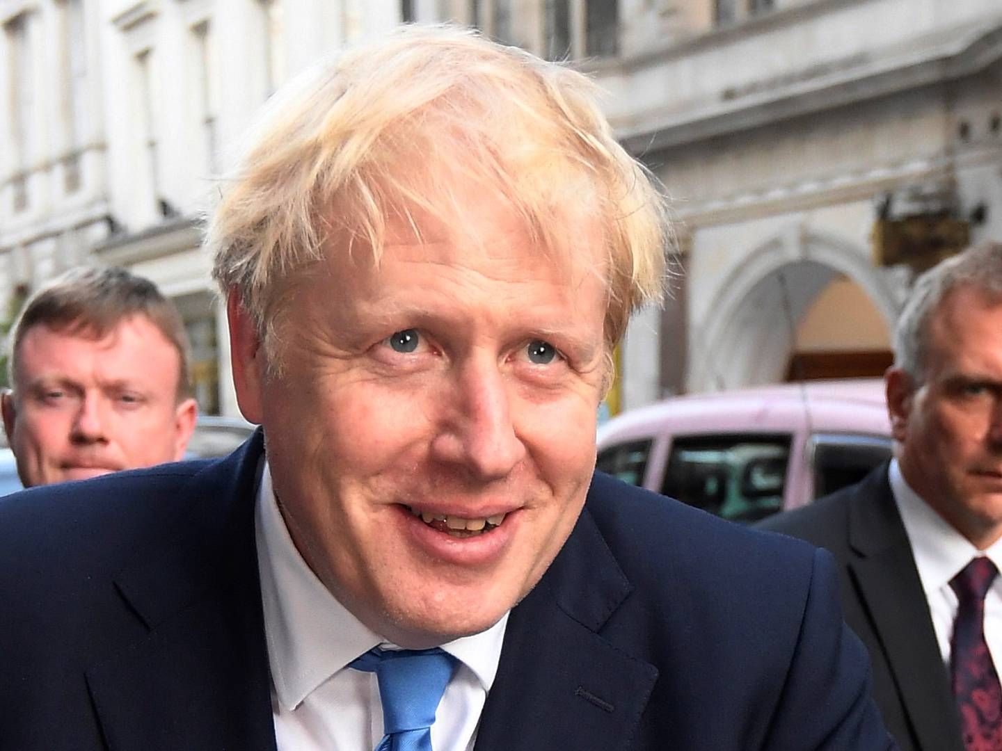 Boris Johnson blev i går valgt som ny leder af det konservative parti i Storbritannien. Han blev samtidig ny premierminister. | Foto: Toby Melville / Reuters / Ritzau Scanpix
