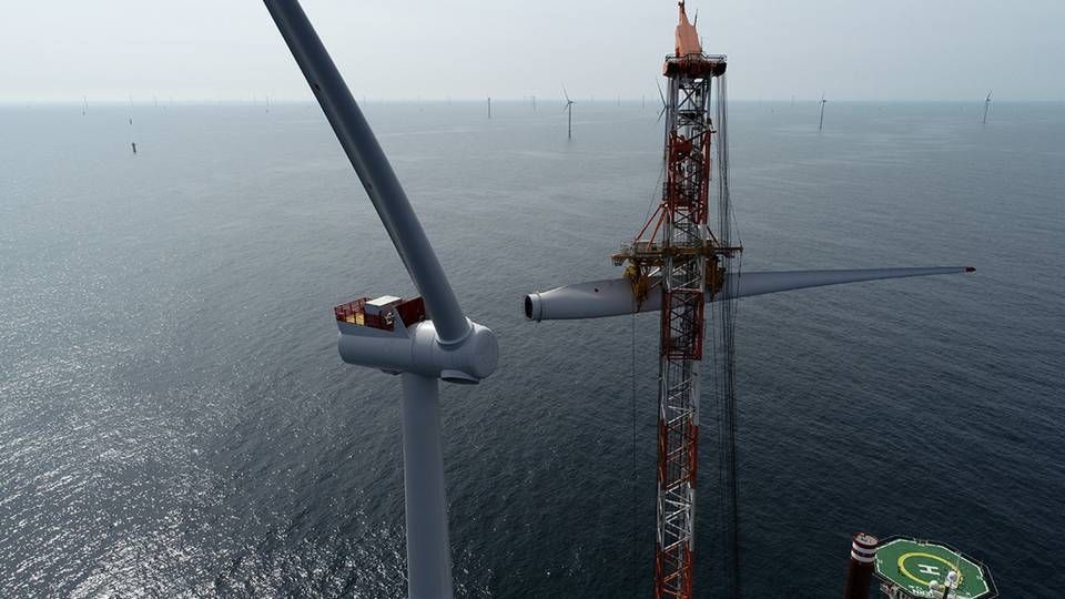 Installationen af Ørsteds Hornsea 1-projekt er med til at gøre første halvår lidt bedre end sidste år. | Foto: WindEurope / PR