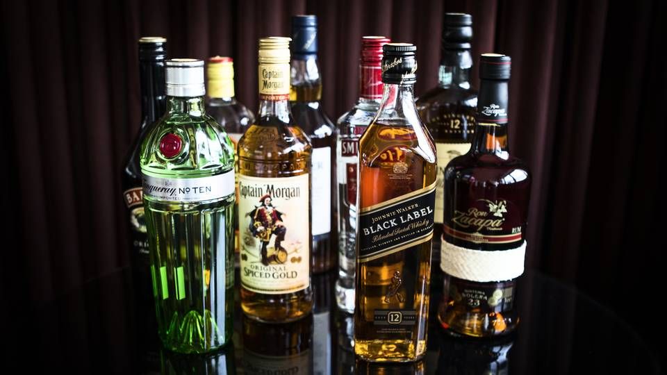 Kigger man på den nuværende portefølje af produkter i Diageo, er det i høj grad spiritus med mange procenter, der fylder. I fremtiden kan der komme flere nonalkoholiske varianter til. | Foto: Sofia Busk/Ritzau Scanpix