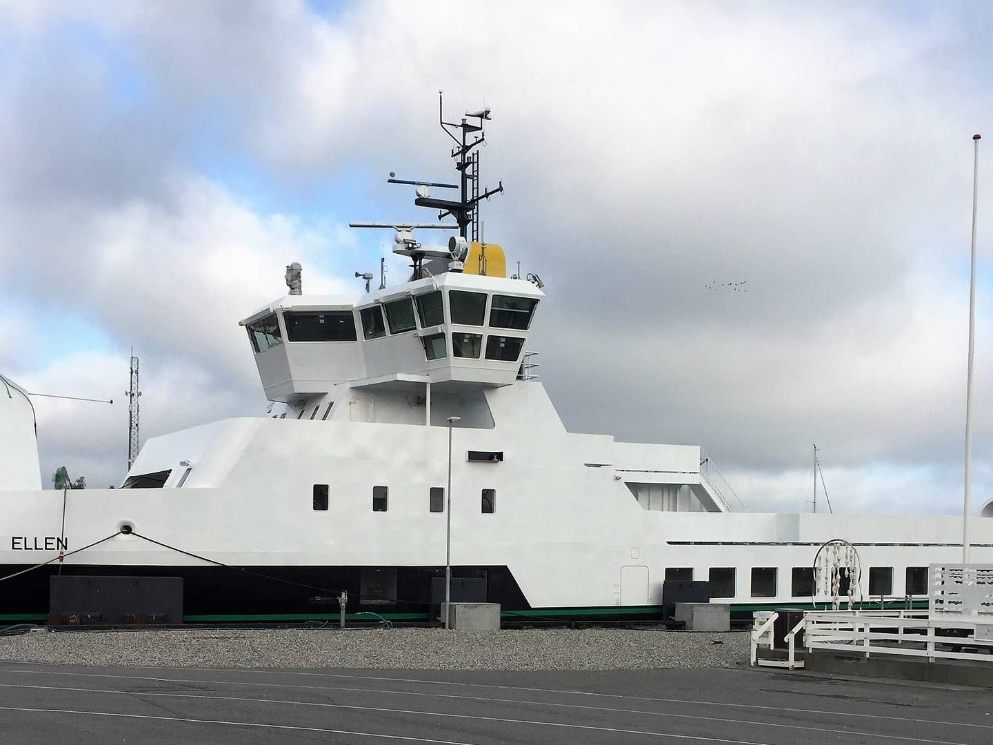 23. juli blev Ærø-færgen Ellen godkendt til at sejle med passagerer. Færgen sejler på elektricitet og skal efter planen tages i drift torsdag den 1. august. EUDP-projektet Sense har baserer sig på netop den slags tiltag. | Foto: Ærø Kommune