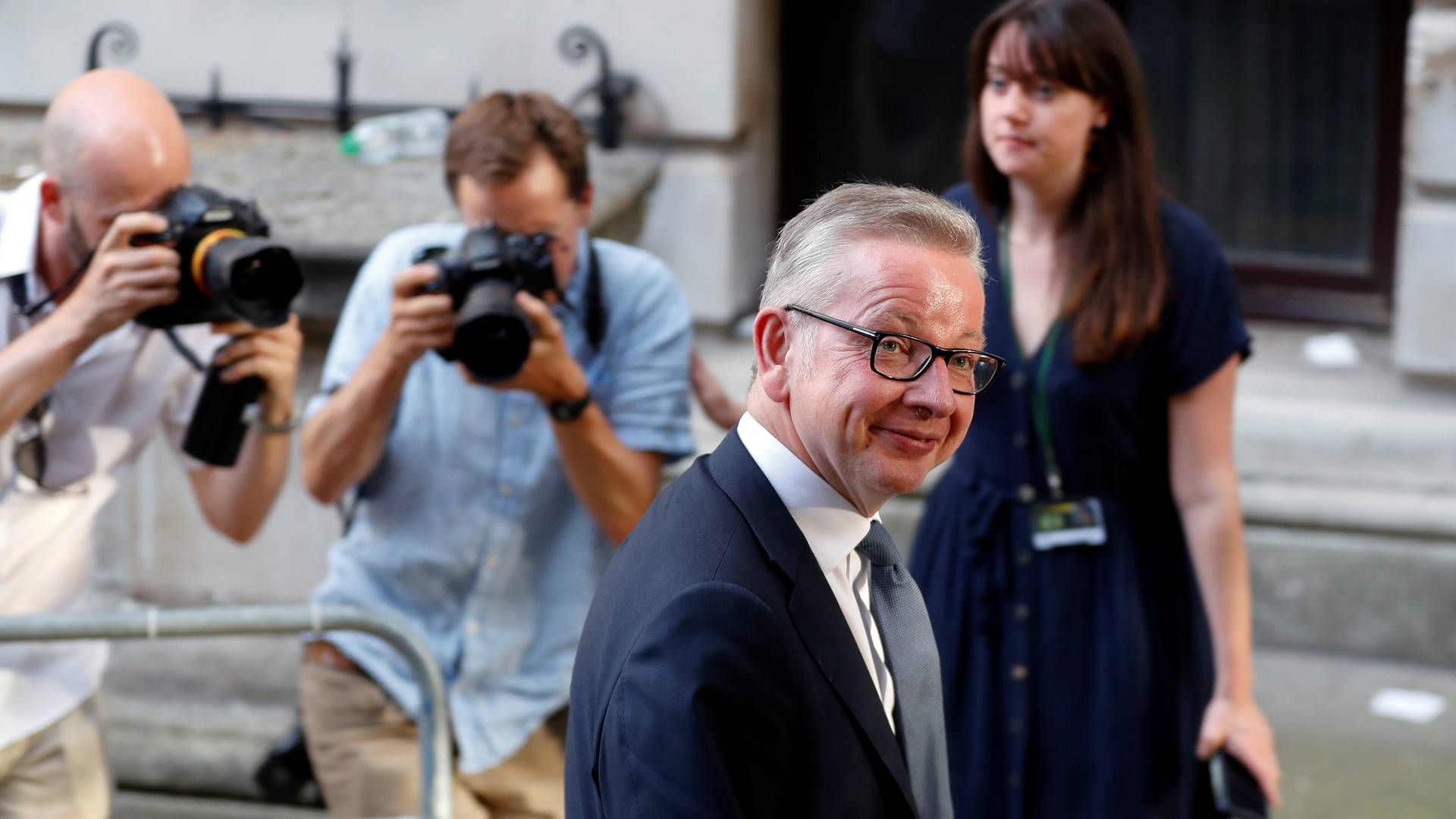 Michael Gove, der er britisk minister uden portefølje, kalder det meget realistisk, at Storbritannien forlader EU uden en aftale. | Foto: /Ritzau Scanpix/Reuters/Peter Nicholls/