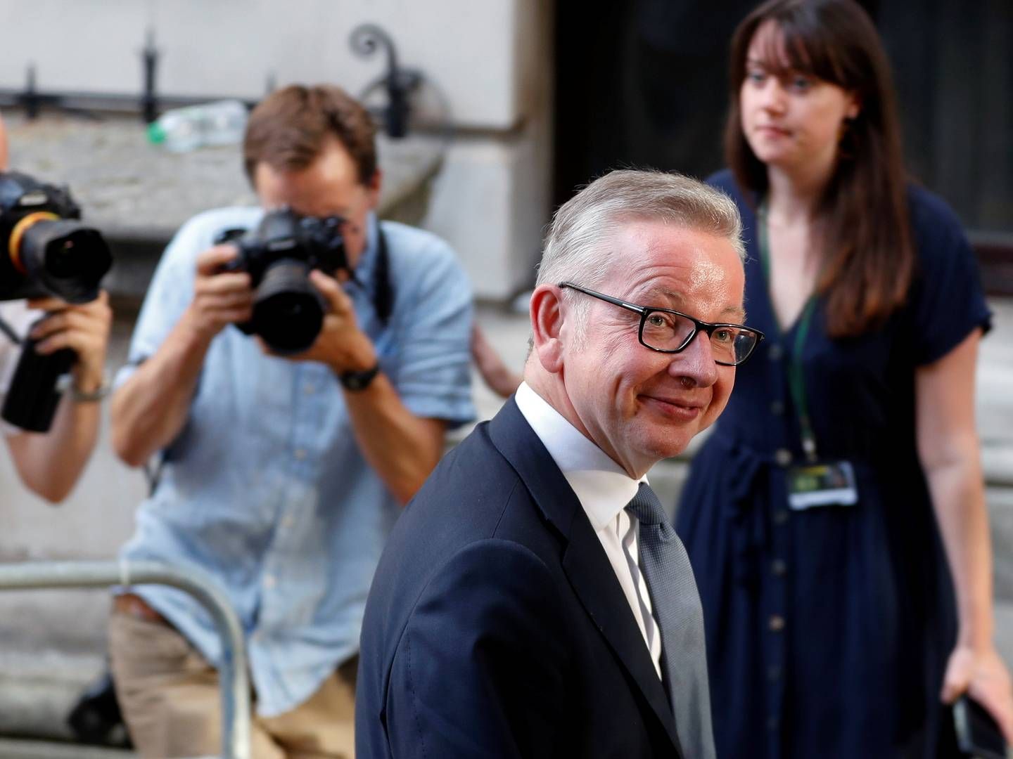 Michael Gove, der er britisk minister uden portefølje, kalder det meget realistisk, at Storbritannien forlader EU uden en aftale. | Foto: /Ritzau Scanpix/Reuters/Peter Nicholls/