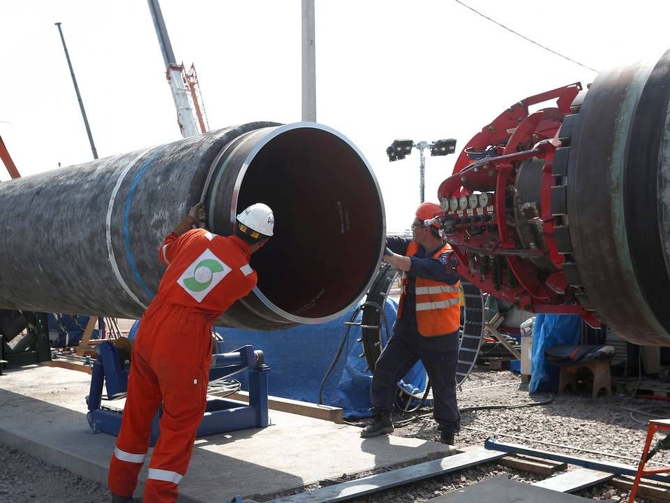 Nord Stream 2 AG employees are hard at work in Russia. But in Denmark, there is still a way to go until the first pipes can be laid. | Photo: Anton Vaganov / Reuters / Ritzau Scanpix