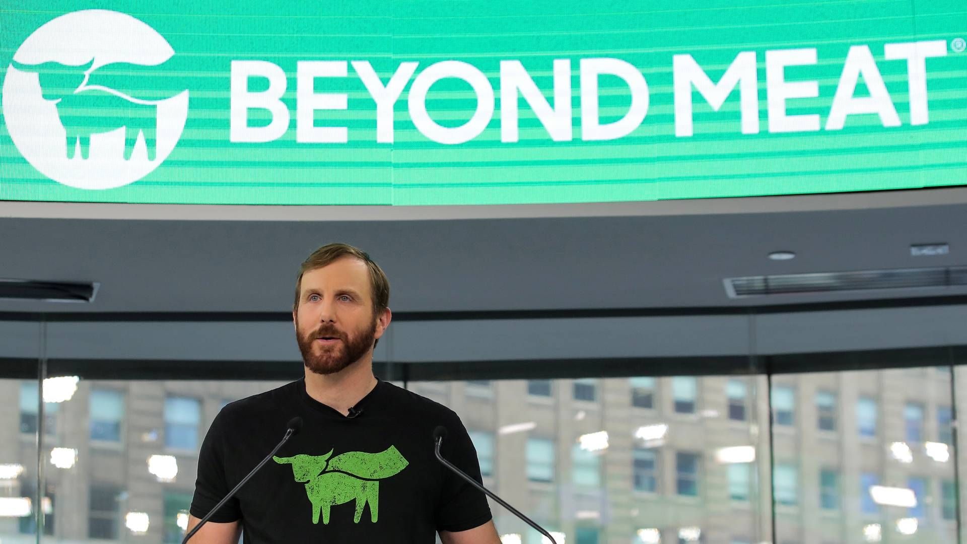 Ethan Brown, stifter og adm. direktør i Beyond Meat. | Foto: BRENDAN MCDERMID/ Reuters / Ritzau Scanpix