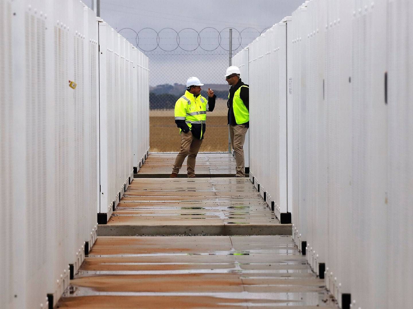 Tesla står for nogle de største løsninger inden for lithium-ion batterier - som f.eks. her i Jamenstown, Australien. Fremover vil der blive etableret mange flere af den slags løsninger, lyder det i ny rapport. | Foto: David Gray / Reuters / Ritzau Scanpix