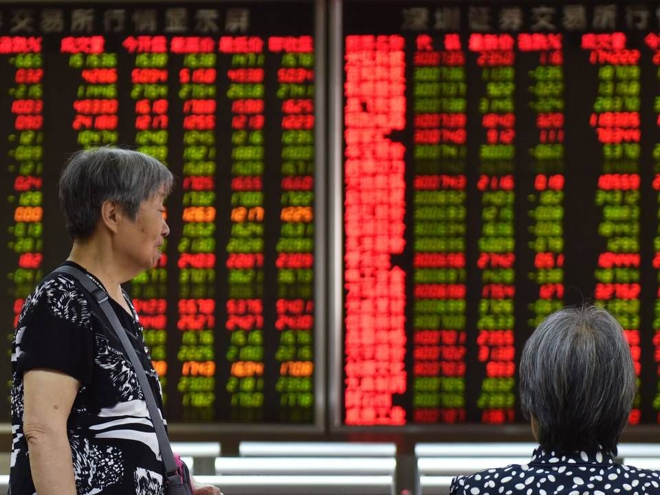 Det er ikke kun det amerikanske aktiemarked, som er ramt handelskrigens eskalering. De asiatiske aktiemarkeder faldt også tidligere på mandagen. | Foto: Greg Baker/AFP / AFP