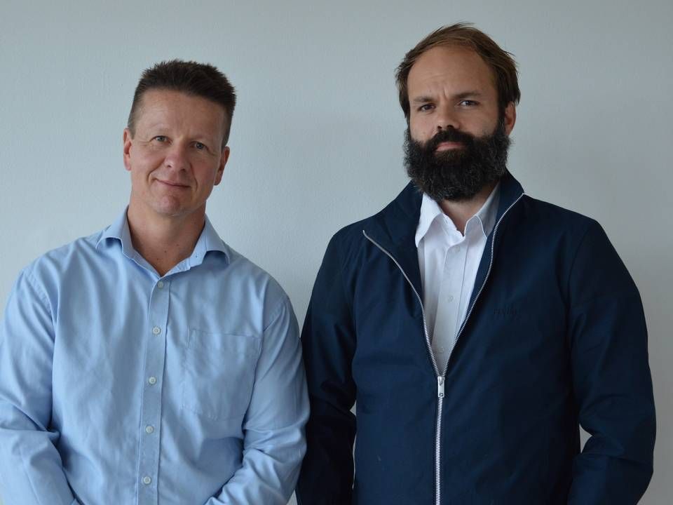 Immunitracks stiftere, forskningsdirektør Sune Justesen (tv.) og adm. direktør Stephan Thorgrimsen (th.), kalder aftalen med Fujifilm for "en større milepæl." | Foto: Immunitrack / PR