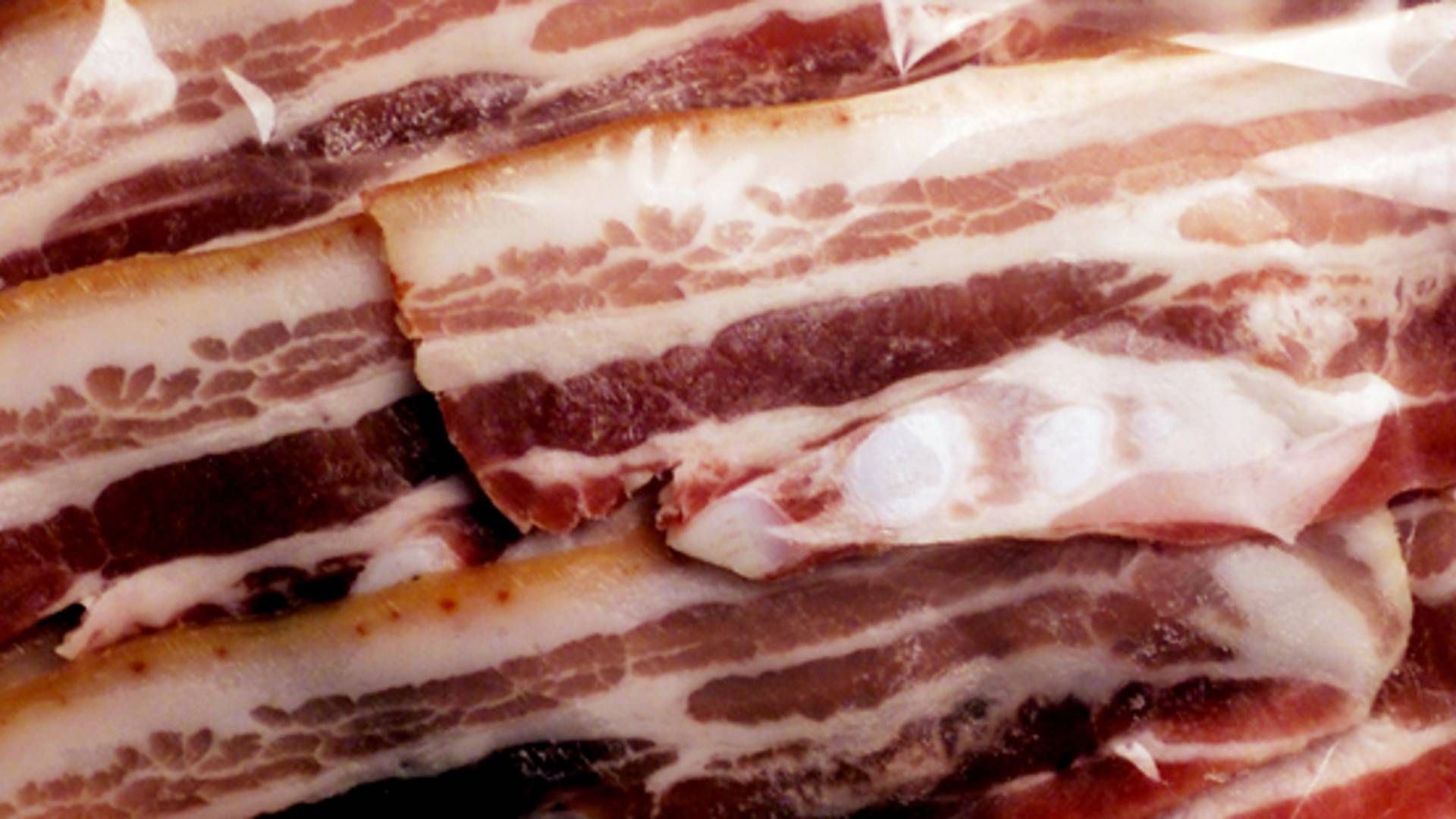 Bacon-eksporten er en af de ting, som kan blive ramt af både brexit og de handelskrige, som truer i horisonten. | Foto: Kim Nielsen / Ritzau Scanpix