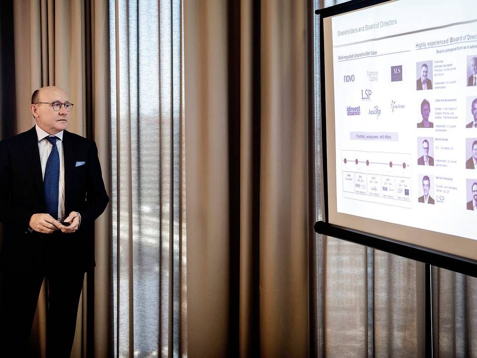 Biotekrigmanden Bo Jesper Hansen får som formand for Karo Pharma ny finansdirektør. | Foto: Thomas Lekfeldt / Ritzau Scanpix