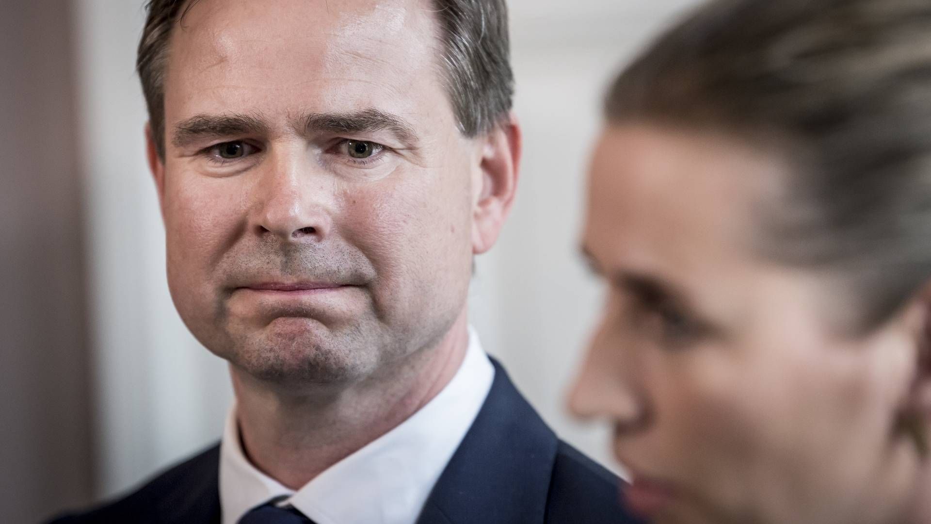 Statsminister Mette Frederiksen og finansminister Nicolai Wammen holder pressemøde efter regeringsseminar på Marienborg i Kongens Lyngby, torsdag den 15. august 2019. | Foto: Mads Claus Rasmussen/Ritzau Scanpix